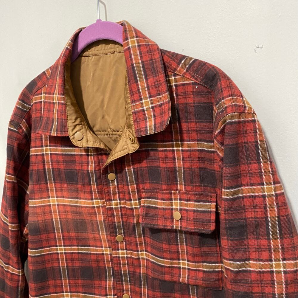UnionBay UB Tech Reversible Performance Flannel Shacket Lined Men's Size Small - Picture 3 of 12